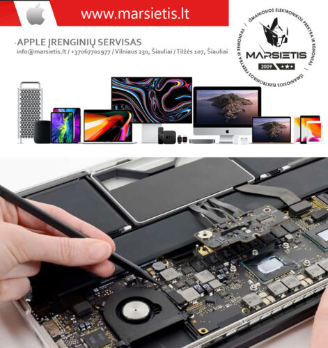 APPLE nešiojamų ir stacionarių kompiuterių remontas Šiauliuose ir visoje Lietuvoje