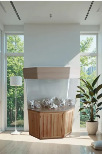 Didelis akvariumas akrilinis 400 litrų, JAV, naujas