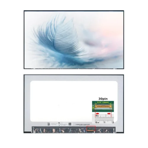 Матрица SLIM 15,6″ | 1920 × 1080 px | 60 Гц | 30 pin (справа) | матовая | без креплений | инвертор н